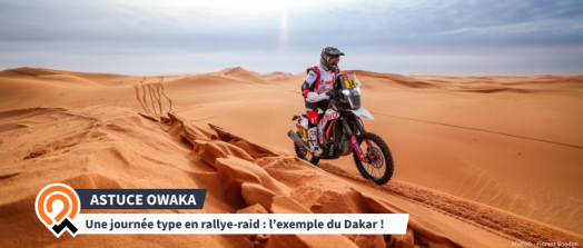 Une journée type en rallye-raid : l'exemple du Dakar : liaison, bivouac, secteur sélectif, CP...